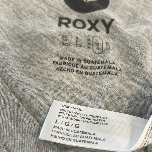 Roxy VNeck Peace Be The Journey Large T Shirt - Picture 6 of 6